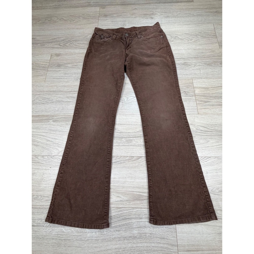 Lucky Brand Brown Corduroy FlareLeg Pants Womens Size 6/28 VintageFall 08 FW0090